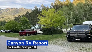 Canyon RV Resort & Campground in Radium Hot Springs B.C. Canada