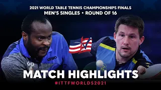 Quadri Aruna vs Kristian Karlsson | 2021 World Table Tennis Championships Finals | MS | R16