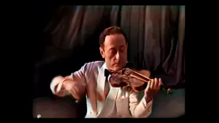 Jascha Heifetz - Happy birthday (February 2, 1901). Some early films. AI Colorize, 1080p 60fps.