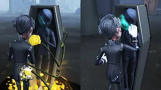 Embalmer's unique animation with S accessory, comparison. Remains of Yellow Roses. Identity V