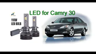 LED в фару для Камри 30, LED for Camry30