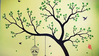 Tree wall painting | simple Wall art