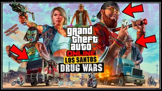 GTA Online: Los Santos Drug Wars DLC - All Info Explained | NEW BUSINESS, Story and Vehicles