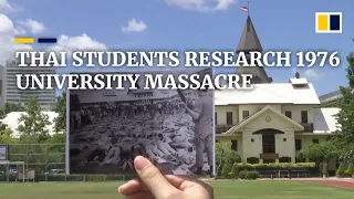 Thailand’s anti-government student protesters connect with 1976 Thammasat University massacre