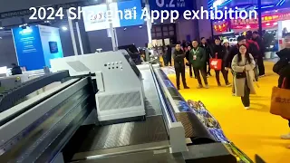 Sprinter 6.6m hybrid printer showed on Shanghai Appp 2024