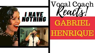 FIRST LISTEN Gabriel Henrique - I Have Nothing (Whitney Houston) Vocal Coach Reacts & Deconstructs