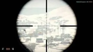 Battlefield Bad Company 2: Arica Harbor, Long Sniper Shot, Longest kill EVER!