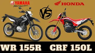 WR 155R Yamaha vs CRF 150L Honda Specs Battle