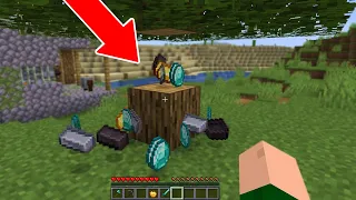 Minecraft, mas MADEIRAS VIRAM MINÉRIOS RAROS!! (Muito fácil)