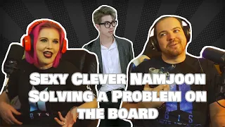 BTS REACTION | Sexy & Clever Nam Joon Solving A Problem On The Board