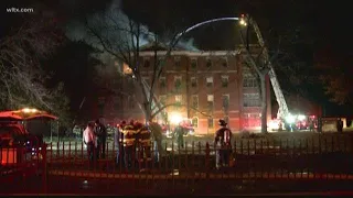 Two Alarm fire at historic Babcock building