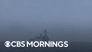 Chinese warship cuts off U.S. Navy vessel as tensions between countries escalate