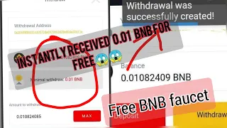 Free BNB faucet- Claim unlimited BNB in minutes- Instant withdrawal