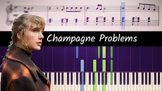 Taylor Swift - champagne problems - Piano Tutorial + SHEETS