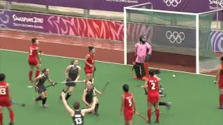 Korea vs Ireland - Women's Hockey Preliminaries - Singapore 2010 Youth Games