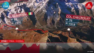 UTMB® 2018 3D route preview