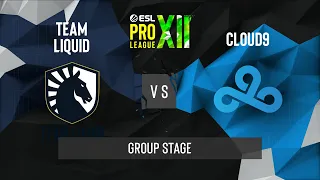 CS:GO - Team Liquid vs. Cloud9 [Dust2] Map 1 - ESL Pro League Season 12 - Group Stage - NA