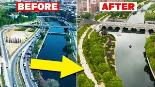 How This City Transformed The Busiest Highway In Europe to 30km of Cycle Path