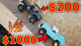 EXPENSIVE vs CHEAP RC Crawler Cars