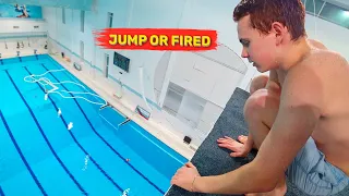 Made my CAMERAMAN FALL OFF a HUGE tower | CAMERAMAN gets SCARED in the swimming pool