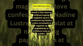 Xian Gaza at Nadine Lustre - "Billboard Love Confession kay Nadine Lustre"