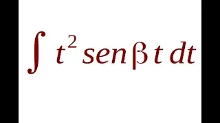 integral t^2 sen beta t dt