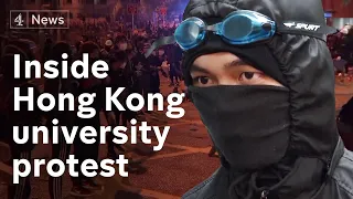 Hong Kong protests: Inside the university campuses becoming makeshift fortresses