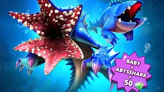 A Pack from the Deep ( Abysshark + Baby Abyss) Discount 50 Gems - Hungry Shark Evolution