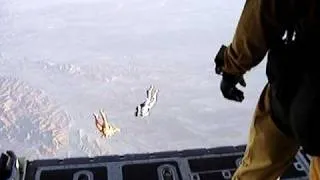 High Altitude Freefall Jump (1st pass)