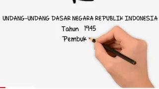 Pembukaan - Undang-undang Dasar Negara Republik Indonesia Tahun 1945 - Videoscribe