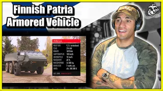 Marine reacts to the Finnish Patria Armored Vehicle