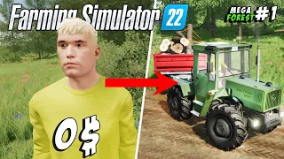 MEGA Challenge from $0 on No Man's Land🚜Ep. 1🚜Farming Simulator 2022 timelapse