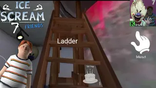 Ice Scream 7 Fanmade Gameplay | Ladder • Cream | Ice Scream 7 Friends: Lis Gameplay 🤩