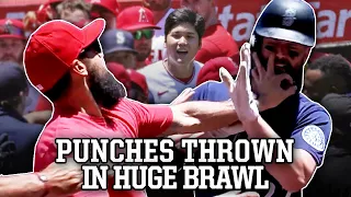 Angels and Mariners benches clear, a breakdown