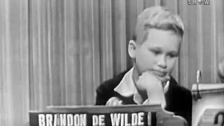 What's My Line? - Brandon DeWilde (Jan 10, 1954) [UPGRADE!]