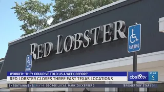 Red Lobster employee reacts to sudden closure of Tyler location