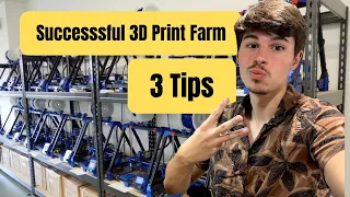 3 Tips For Running a Successful 3D Print Farm from Home | Profitable 3D Printing Business - Mr Wumbo