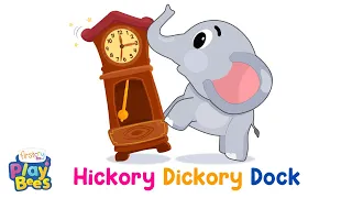 Hickory Dickory Dock | PlayBees Nursery Rhymes, Kids Songs & Baby Lullabies