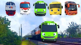 Tebak Gambar Lucu Kereta Api CC206, Kereta Titipo, Bus Rogi, Go Buster, Bus Pariwisata Telolet