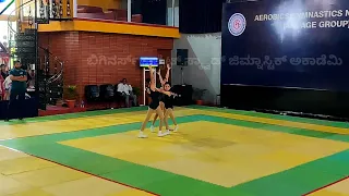 Karnataka U11 Trio Team - Gold Medal Aerobics Gymnastics National Championships 2022-23