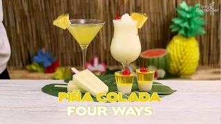 Piña Colada Four Ways