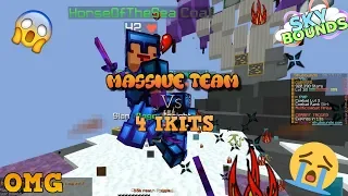 - 30V4 AND WE POP ONE? - 1V1 VS FW3 IN IKIT - KID USING CHEATS/HEADNSAPPING? - SkyBounds PvP -