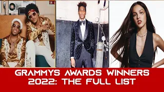 Grammys Awards Winners 2022: The Full List | The 64th Annual Grammy Awards 2022