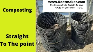 Setting up a new compost bin from Rootmaker - Straight to the point