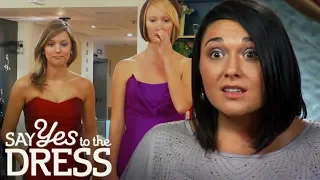 Mean Bride Attacks Bridesmaids Throughout Entire Appointment! | Say Yes to the Dress Bridesmaids