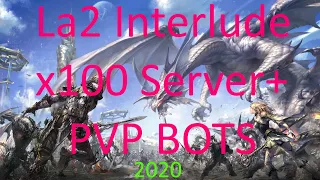 СВОЙ СЕРВЕР LINEAGE 2 + PVP BOTS (Fake-players) Interlude X100 обзор сборки + Торговыми Ботами 2021