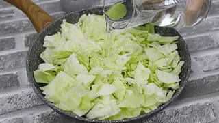Only a few people cook cabbage like this! You will love this quick and tasty cabbage recipe!😉😍😋