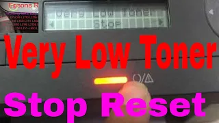 HP Laser MFP 131 133 135 139 toner very low reset USB cable not recognize repair part 01