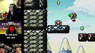 SMW2+2, 4-1: Up In The Mountains: Any% in 1:10.550