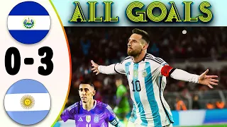 Argentina VS Salvador 3 - 0 All Goals Highlights⚡2024 ARG-SLV⚡1080 HD #football #sports_highlights